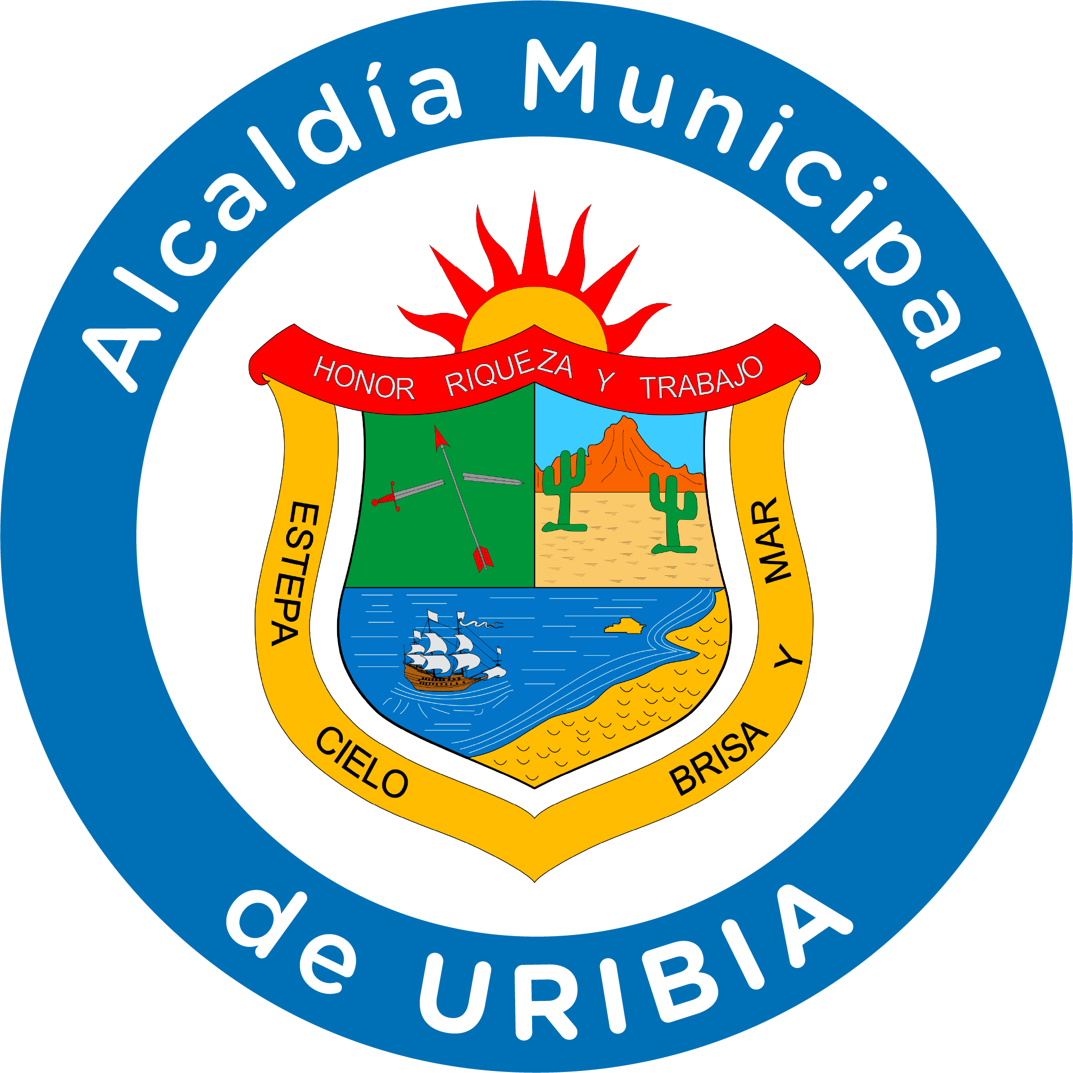 Logotipo alcaldia de Uribia la Guajira