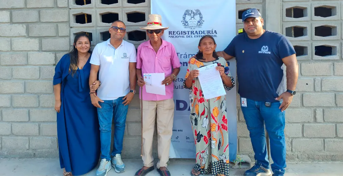 Jornada de identificación en los municipios de Uribia y Riohacha, en La Guajira
