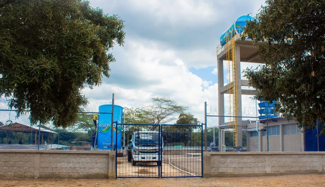 Inauguran centro de agua potable en La Gloria, Manaure, beneficiando a varias comunidades guajiras.