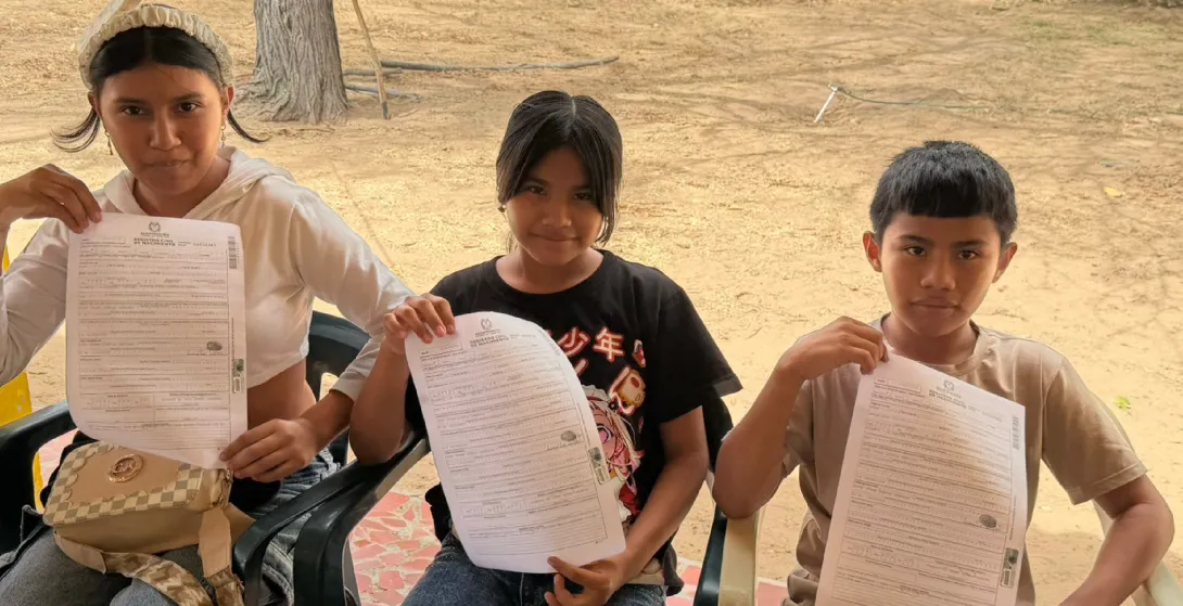 Jornada de identificación para niños, niñas, adolescentes y mujeres gestantes wayúu en Maicao, La Guajira 2